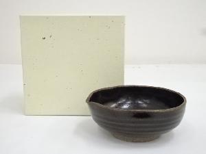 朝日焼　瓢形茶碗